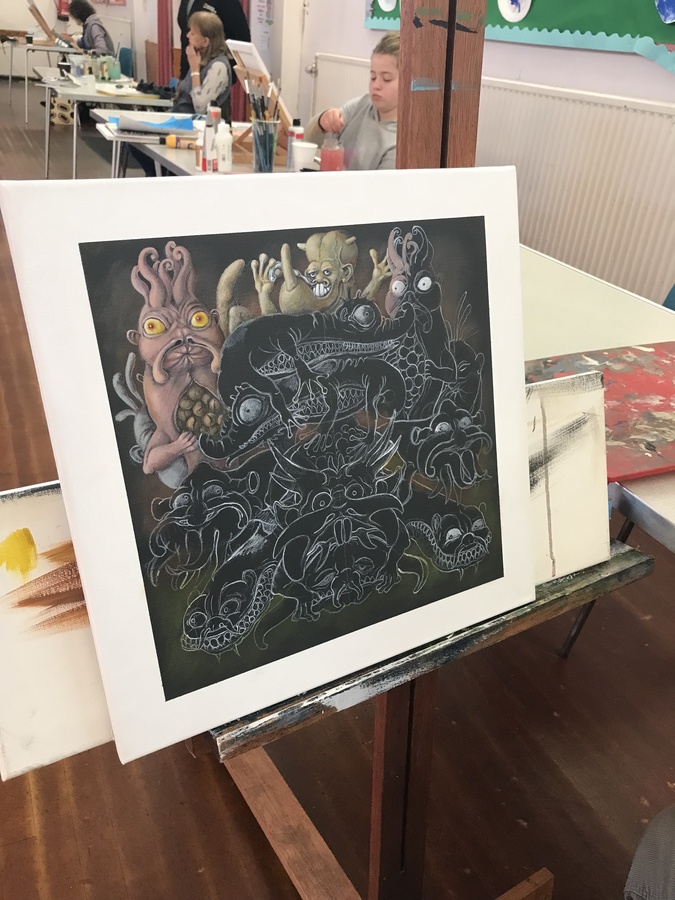 Painting day – February